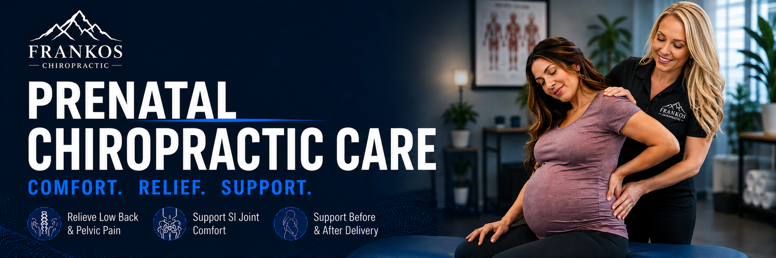 Pregnancy chiropractor and Webster Technique in Smithfield Utah at Frankos Chiropractic serving Cache Valley