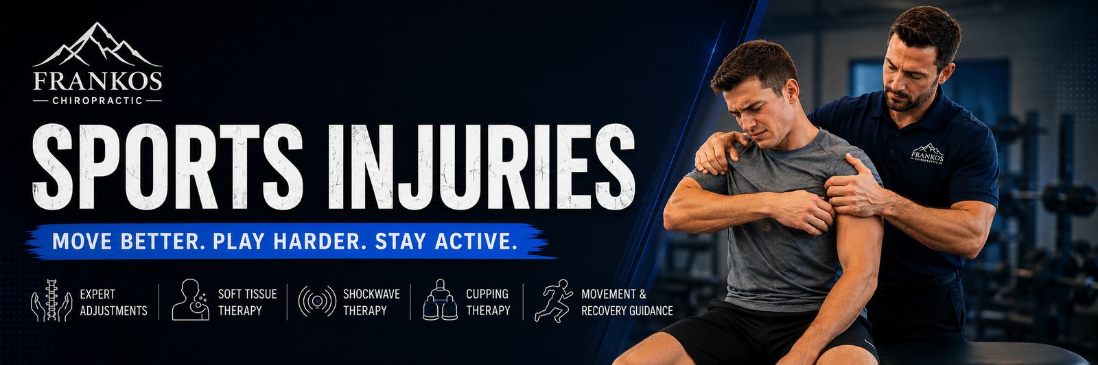 Sports injury chiropractor in Smithfield Utah at Frankos Chiropractic serving Cache Valley