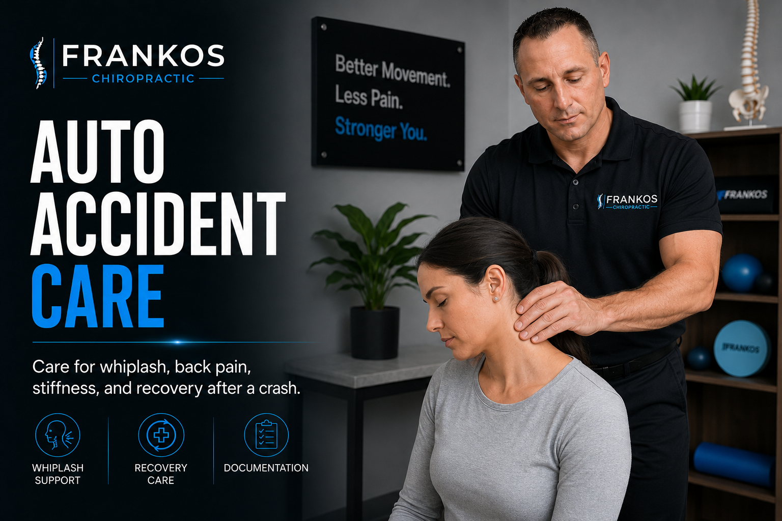 Auto accident chiropractor near Logan and Cache Valley at Frankos Chiropractic