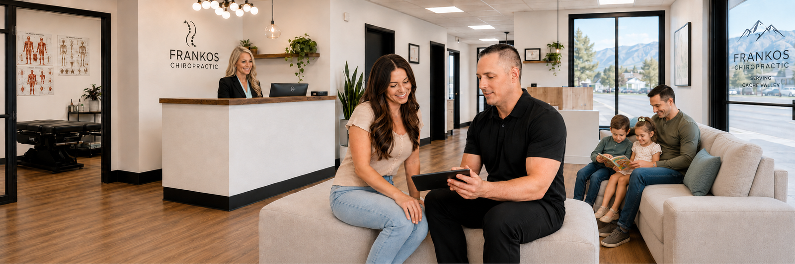 Book shockwave therapy evaluation at Frankos Chiropractic