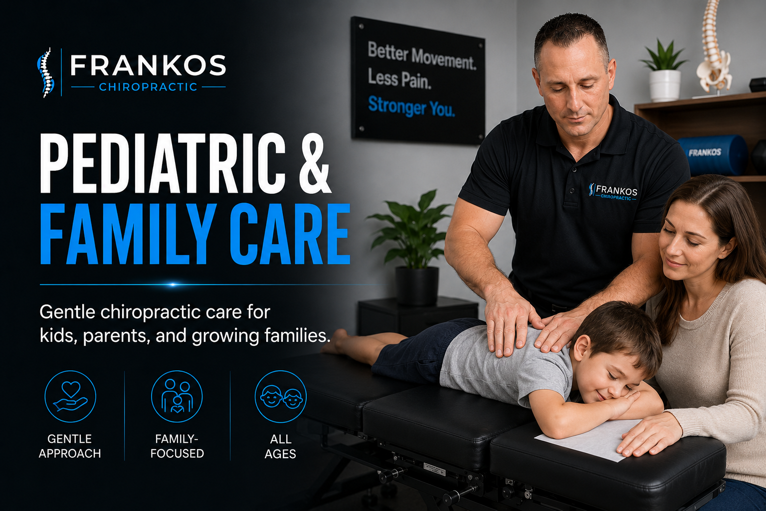 Pediatric and family chiropractic care in Smithfield and Cache Valley at Frankos Chiropractic