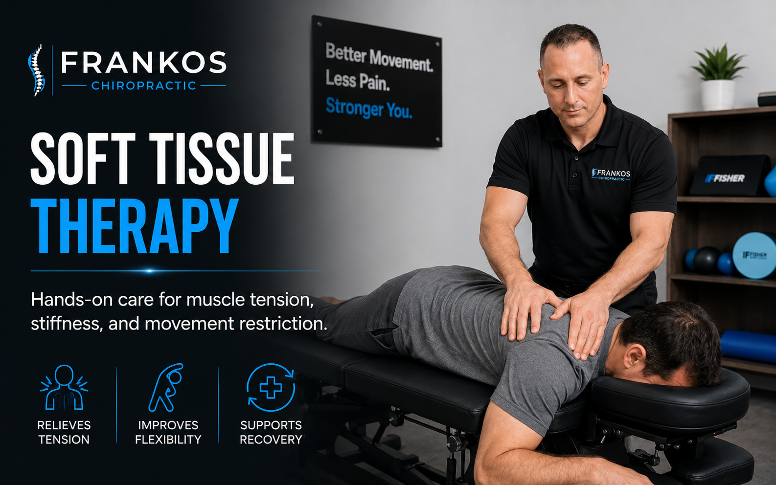 Soft tissue therapy at Frankos Chiropractic in Smithfield Utah